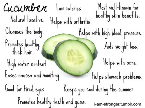 What are all of the health benefits of cucumber? - Quora